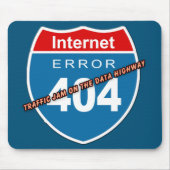 Internet-Fehler 404 Mousepad (Vorne)