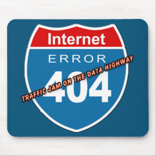Internet-Fehler 404 Mousepad