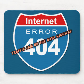 Internet-Fehler 404 Mousepad