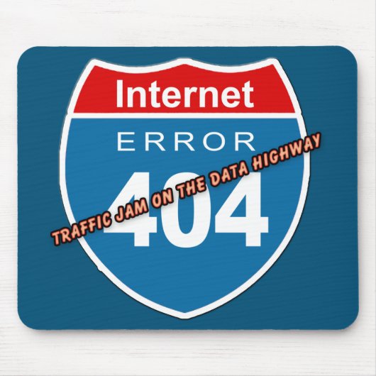 Internet-Fehler 404 Mousepad (Vorne)