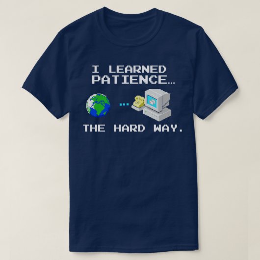 Internet-Geduld aufrufen T-Shirt (Design vorne)