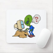 Internet ist alien zu diesem Marsmenschen Mousepad (Mit Mouse)