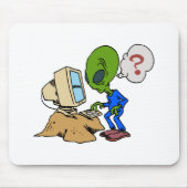 Internet ist alien zu diesem Marsmenschen Mousepad (Vorne)