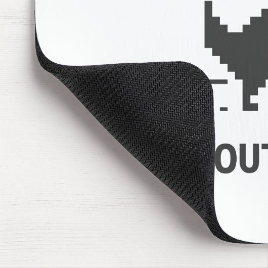 Internet ist defekt, also bin ich draußen heute mousepad (Ecke)