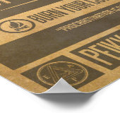 Internet ist nicht Ihr echtes Propagandaposter Poster (Ecke)