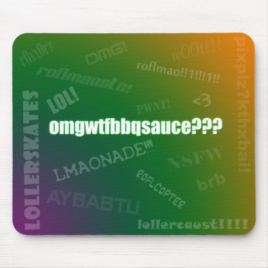 Internet-Jargon Mousepad (Vorne)