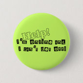 Internet Junkie Button (Vorderseite)