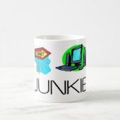 Internet-Junkie-Kaffee-Tasse Kaffeetasse (Mittel)