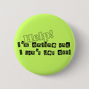 Internet-Junkie-Knopf Button
