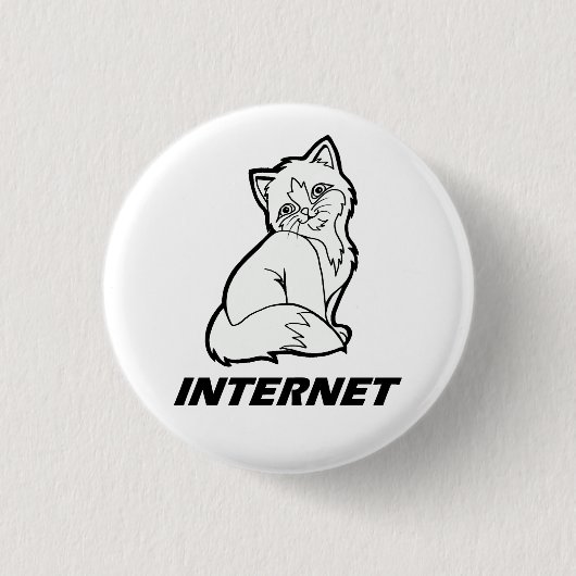 Internet-Katze Button (Vorderseite)