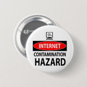 Internet – Kontaminationsgefahr Button (Vorne & Hinten)