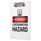 Internet - Kontaminationsgefahr Klemmbrett (Links)