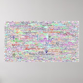 Internet Lingo Art Poster (Vorne)