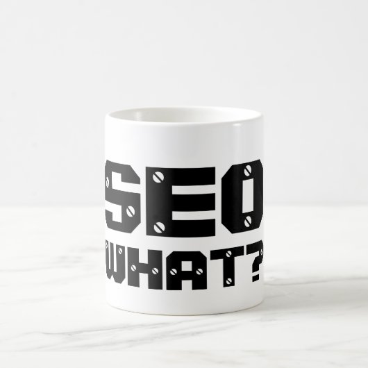 Internet-Marketings-Geeks u. Nerds: SEO was? Kaffeetasse (Mittel)