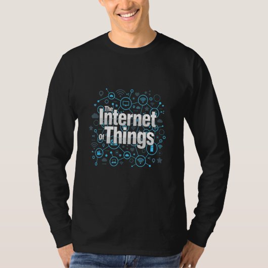 Internet Of Things Smart Data IoT Analytics Transf T-Shirt (Vorderseite)