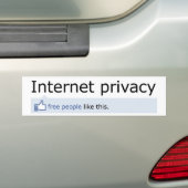 Internet-Privatleben Autoaufkleber (Auf Auto)