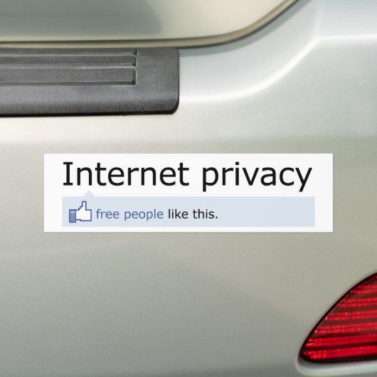 Internet-Privatleben Autoaufkleber (Auf Auto)