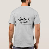 Internet-Schleppangel im indirekten Betrieb T-Shirt (Rückseite)