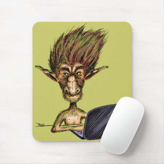 Internet-Schleppangel Mousepad (Mit Mouse)