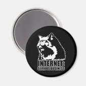 Internet: Serious Business (lolcat lustiges Hemd) Magnet (Vorderseite/Rückseite)