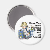 Internet-Spaß Magnet (Vorderseite/Rückseite)