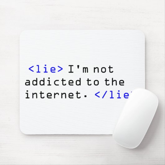 Internet-Sucht Mousepad (Mit Mouse)