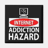 Internet - Suchtgefahr Magnet (Vorne)