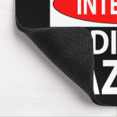 Internet - Suchtgefahr Mousepad (Ecke)