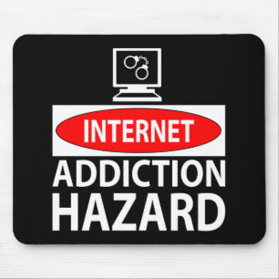 Internet - Suchtgefahr Mousepad
