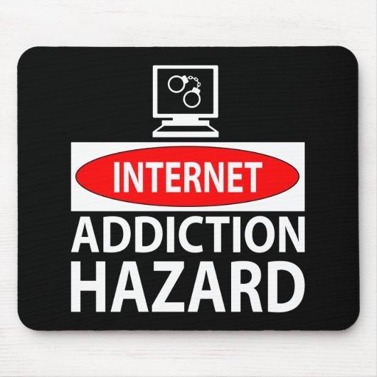 Internet - Suchtgefahr Mousepad (Vorne)
