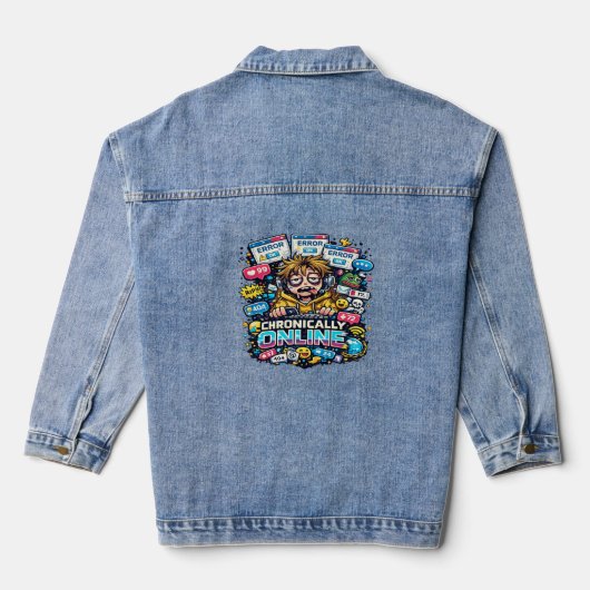 Internet-Vermächtnis Jeansjacke (Rückseite)