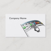 Internet-Visitenkarte Visitenkarte (Rückseite)