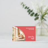 Internet WiFi Password Guest Visitenkarte (Stehend Vorderseite)