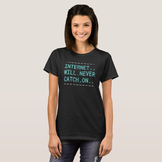 Internet wird sich bei der Computerprogrammierung T-Shirt (Vorne ganz)