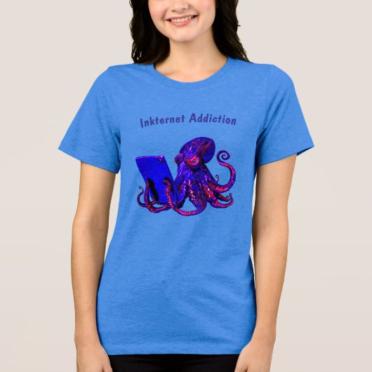 Internetabfrage Tri-Blend Shirt (Vorderseite)