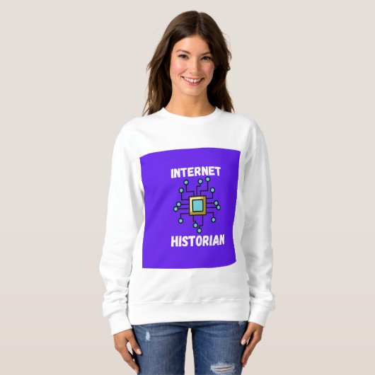 Internethistoriknetzwerk Sweatshirt (Vorne ganz)