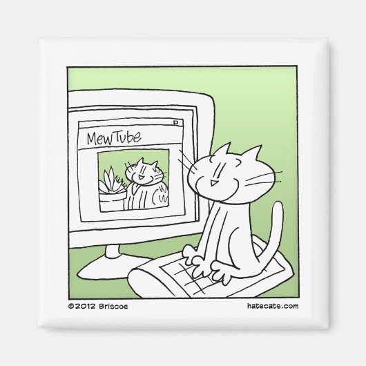 Internetkatze Magnet (Vorne)