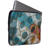 Internetverbindungen im Netz in Farben Laptopschutzhülle (Vorne Rechts)