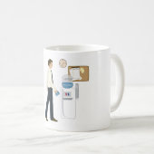 Interniert-Notiz-Tasse Kaffeetasse (VorderseiteRechts)