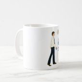 Interniert-Notiz-Tasse Kaffeetasse (Vorderseite Links)