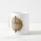 Internist-Ärztin-Caduceus-Tasse Kaffeetasse (Vorderseite Links)