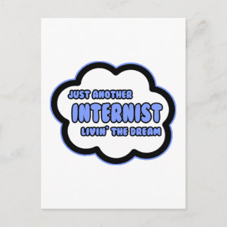 Internist .. Der Traum von Livin Postkarte