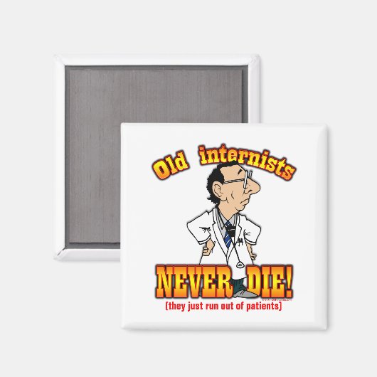 Internist Magnet (Vorderseite/Rückseite)