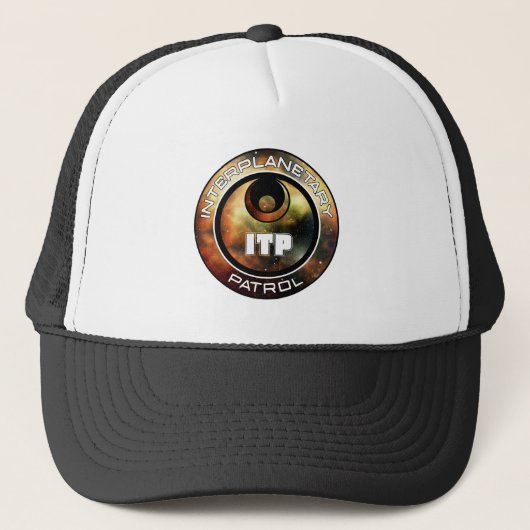 Interplanetäres Patrouillenlogo Truckerkappe (Vorderseite)