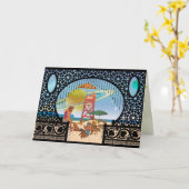 Interplanetarische Reisemonde - Gruß auf Risa Karte (Gelbe Blume)