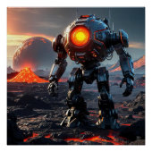 Interplanetarischer Robot Explorer Poster (Vorderseite)