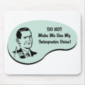 Interpret-Stimme Mousepad (Vorne)