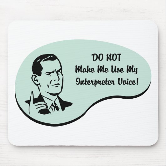 Interpret-Stimme Mousepad (Vorne)