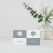 Interpret-/Übersetzer-englisch-spanisches Visitenkarte (Stehend Vorderseite)