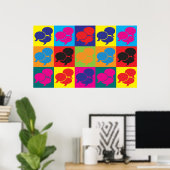 Interpretation von Pop Art Poster (Heimbüro)
